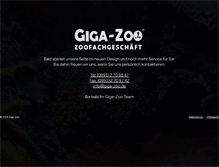 Tablet Screenshot of giga-zoo.de